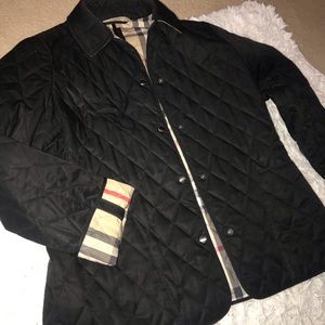 Burberry Brit Quilted Coat Womens Medium